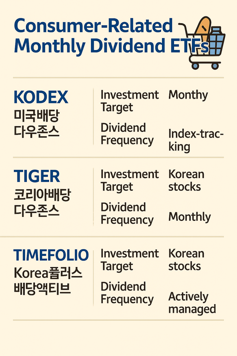 소비 관련 월배당 ETF